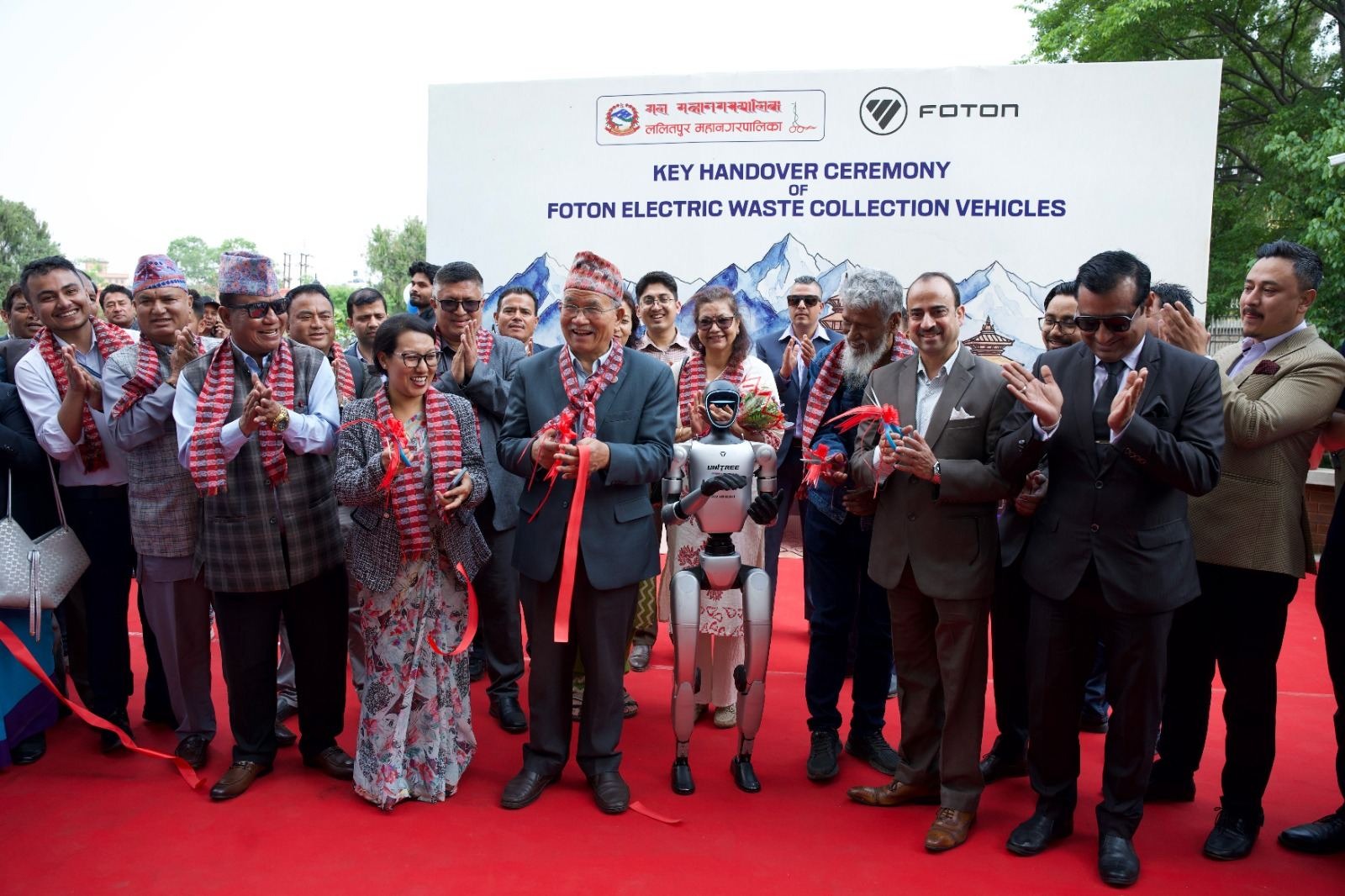 5. FOTON TM1 Makes History Nepal First Electric Waste Collection Vehicle