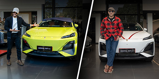 Anoop Bikram Shahi and Pradeep Khadka choose Deepal S07 as their Electric SUV of Choice